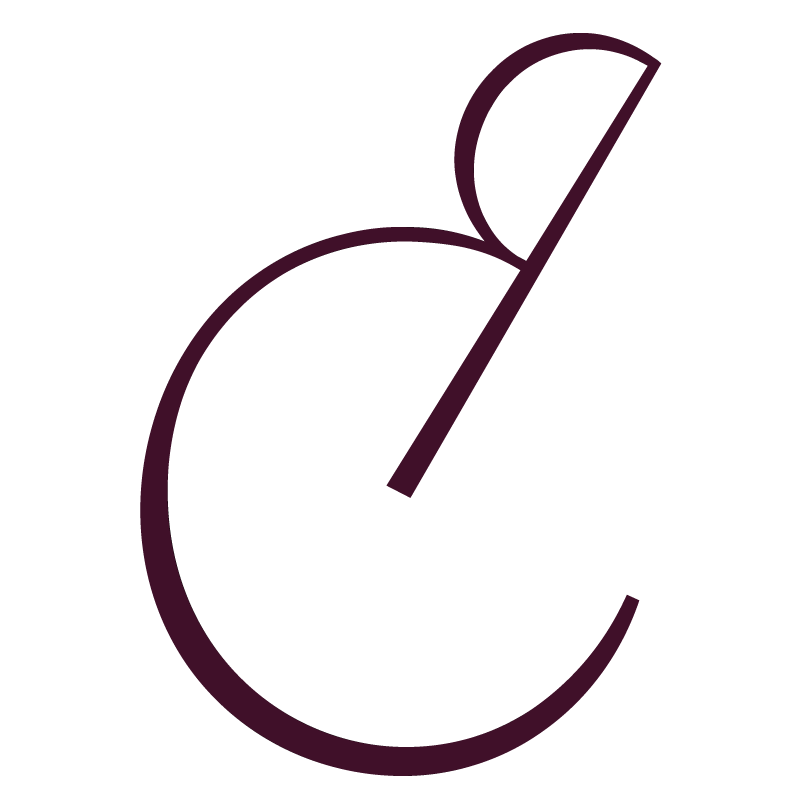 Bacchus and Clio – Logo – Pourpre